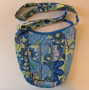 Vera Bradley Clare Lizzy Crossbody Bag Doodle Daisy w/Magnetic ID pocket purse